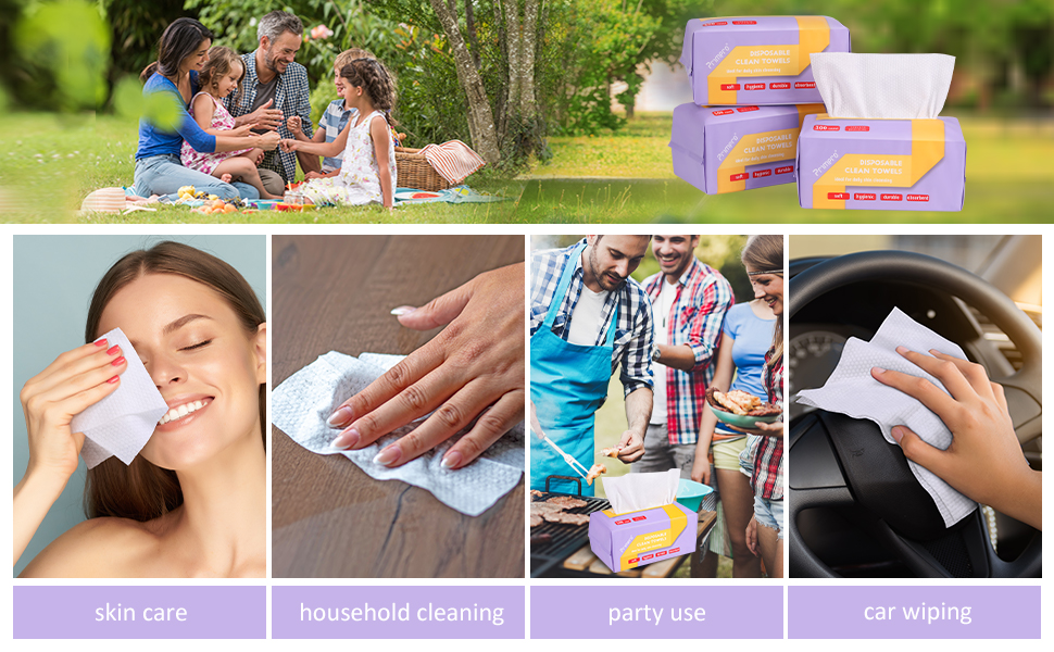 Ideal for personal care, baby care, pet care, household cleaning and outdoor activities.