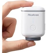 Nicetree Electric Vacuum Pump for Storage Bags, Mini Travel Vacuum Pump | Rechargeable Cordless A...