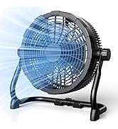 Air Choice 10" Portable Battery Operated Fan, Rechargeable Cordless Fan, 360° Tilt, 20H Run Time,...
