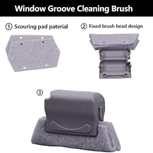 Window Groove Cleaning Brush