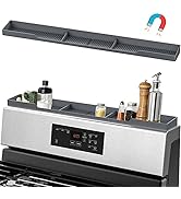 AWOKE Stove Top Shelf 30 Inch - Silicone Material Magnetic Shelf for the Stove - 3 Functional Par...