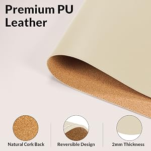 pu leather desk mat