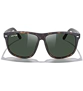 MERRY'S Men's Oversized Square Polarized Sunglasses for Driving Fishing Golfing UV400 Protection ...