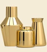 Gold Vase Set of 3 for Modern Home Decor,Ceramic Decor for Centerpieces,Aesthetic Room Decor for ...