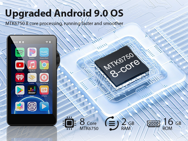 mp3 player with 8 core