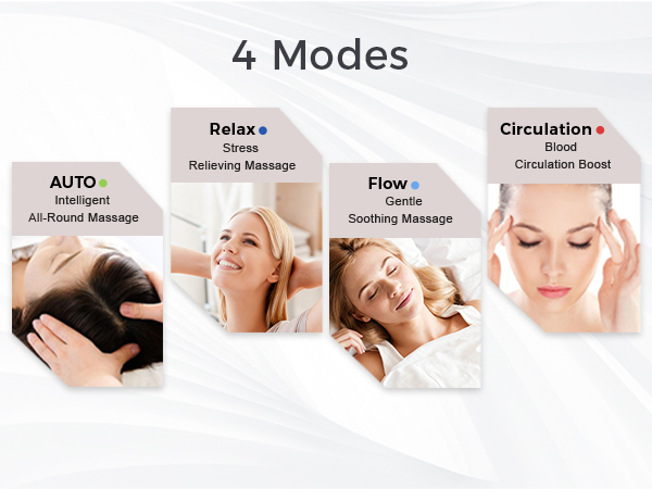 Choose from 4 massage modes and 3 intensity levels to enjoy anything from soothing to deep kneading
