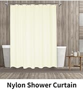 Nylon shower curtain or liner