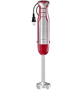 Blackcow Immersion Blender,Corded Hand Mixer with 6-Speed&Turbo,800W Electric Hand Blender for ki...