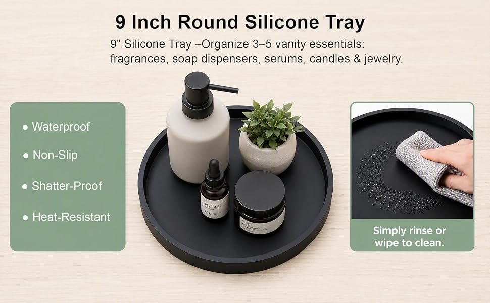 9 inch round silicone tray