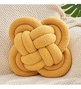 Xiashrk Knot Pillow Ball, Decorative Throw Pillows with Soft Lamb Fleece Fabric for Bed Living Ro...