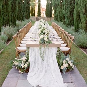 white tablecloths