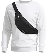 MAXTOP Large Crossbody waist Pack Waist Pack with 4-Zipper Pockets Hiking Travel Essentials for W...