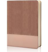TSFPapier Lined Journal Notebook for Work College Ruled Note Book 5.79"x8.27" A5 PU Leather Daily...