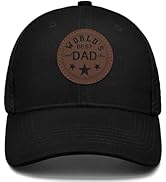 Worlds Best Dad Ever Trucker Hat Fathers Day Birthday Gifts for Father Dad Papa Daddy from Daught...