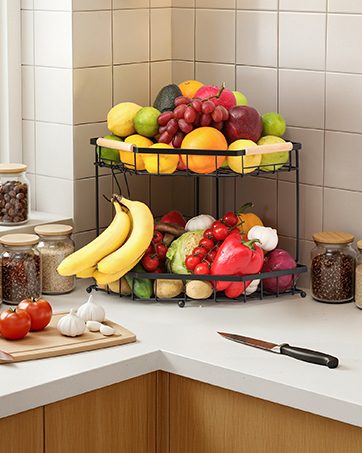 corner fruit basket