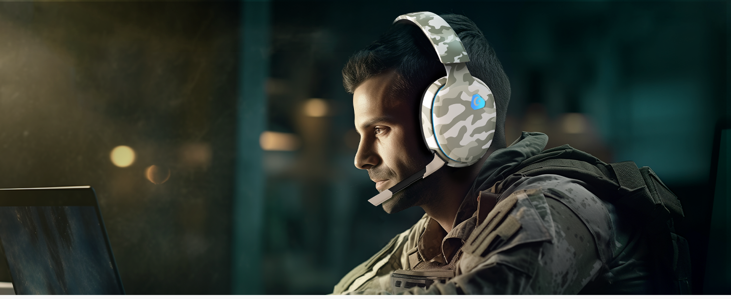 Gtheos wireless gaming headset ps5 headset gaming headphones bluetooth gaming headset