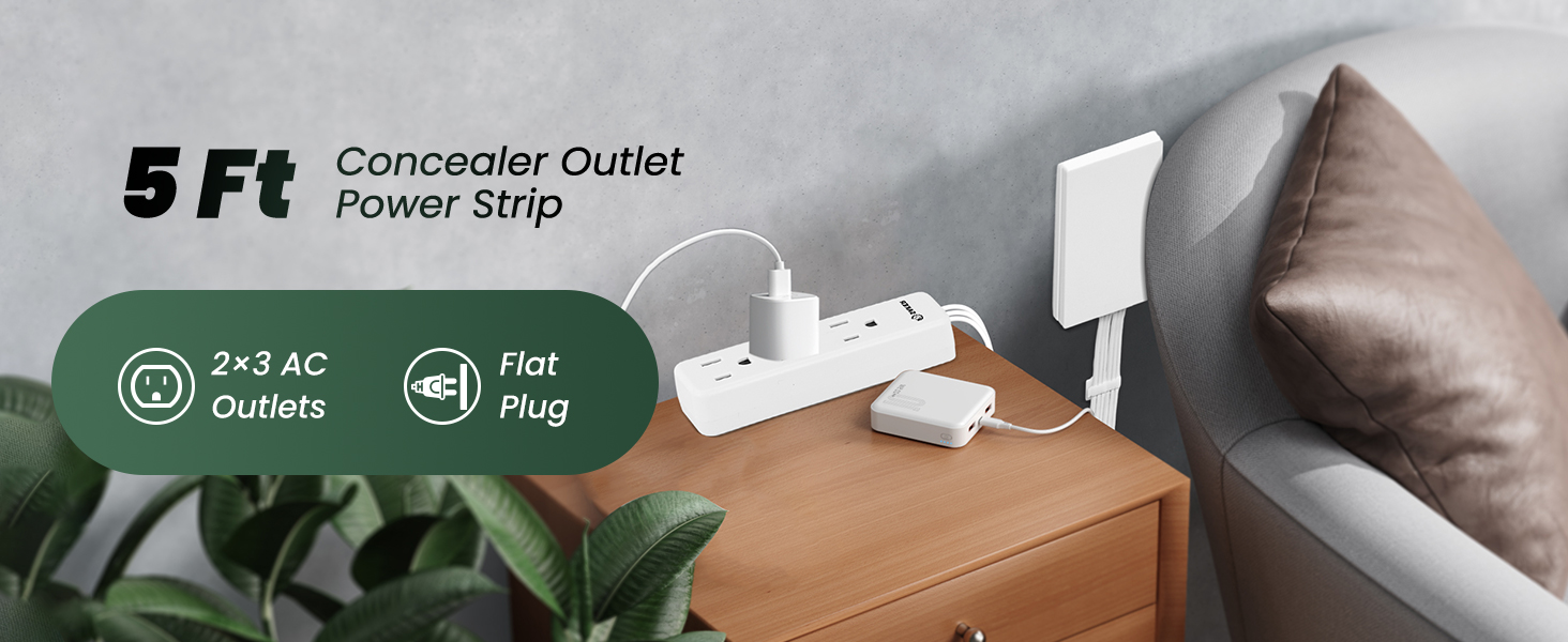 flat plug extension