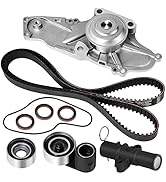 TKH-002 Timing Belt Kit with Water Pump Compatible with 2003-2018 Honda Accord Crosstour Odyssey ...