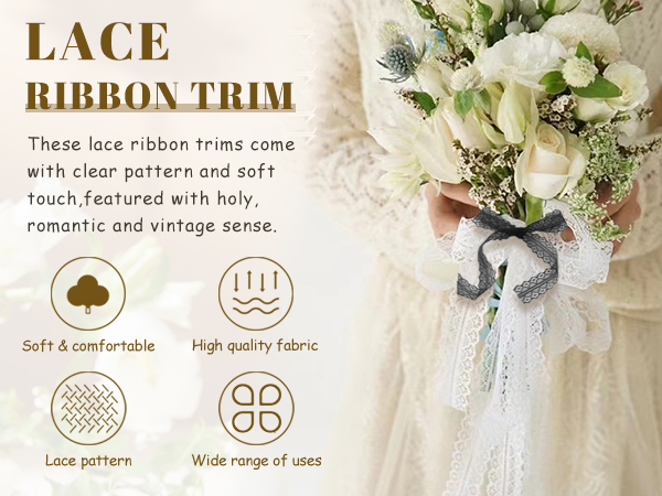 Lace Trim Ribbon