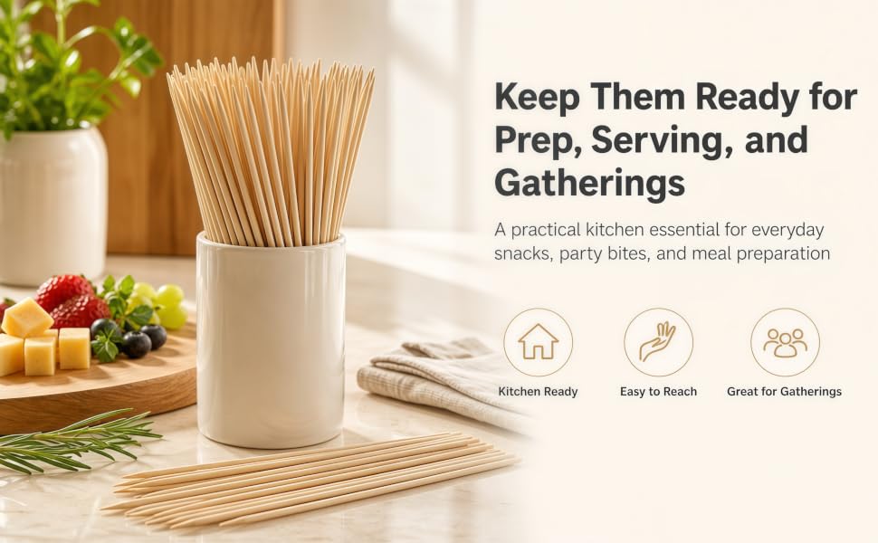 bamboo skewers