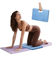 ILILI Yoga Knee Pad Foldable, TPE Soft Pad 24*17*0.5inch (Folding Size 17*12*1inch) for Knee Push...