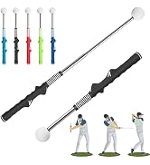 Xinambyh Retractable Golf Swing Training Aid:Golf Grip Trainer,Swing Trainer with Swing Sound Pro...