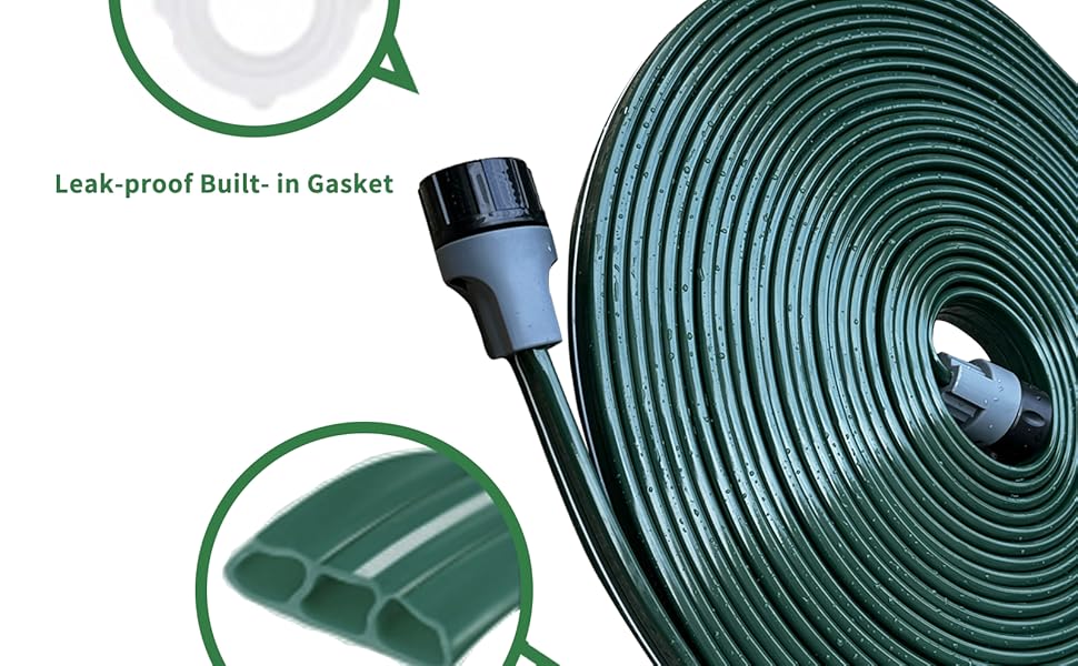 3-tube sprinkler soaker hose