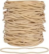 Foshine-Rubber bands large, Beige Rubber band 7 inch 120 Pack Elastics Bands size 117B Long rubbe...