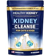 Kidney Cleanse for Cats & Dogs Activated Charcoal for Cats & Dogs - Vet Formulated & Vet Approved...