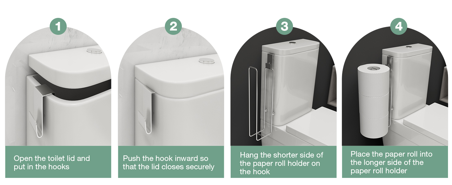 Adhesive Toilet Paper Holder