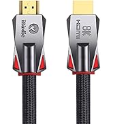 iBirdie 8K Fiber Optic HDMI Cable 50 Feet 16 Metre, Directional Active Cord 8K 60hz, 4K 120hz, 4K...