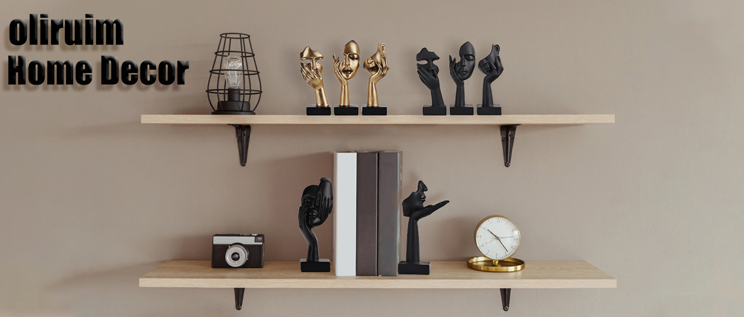 gold figurines home decor