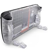 eXtremeRate Interchangeable Back Buttons Bottom Shell for Steam Deck LCD & OLED, Replacement Ergo...