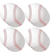 Vuzvuv 60Pcs 6In Paper Baseball Party Cutouts with 120Pcs Glue Points,Baseball Cut Outs Bulletin ...
