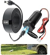 DAIERTEK Starlink Mini Cable 32.8ft with 12V-24V to 20V Step-Up Converter Port for RV, Pass-Throu...