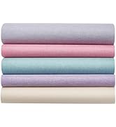 CRASPIRE 10 Sheets 5 Color 13.7 x 11.8 Inch Book Cloth Books Binding Cover Bookbinding Fabric Sur...