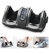 Foot Shiatsu Massager, Therapeutic Foot Massager Electric, Kneading and Rolling Reflexology for F...