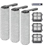 Roller Brush and Filters Replacement Compatible with Tineco Floor ONE S5/Floor One S5 Pro Cordles...