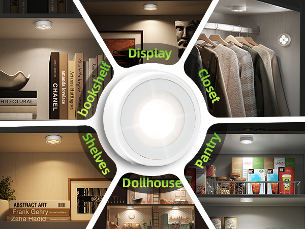puck lights under cabinet