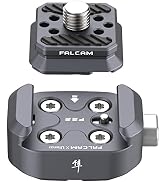 ULANZI F22 Quick Release Plate, Camera Mount Thread Adapter Seat Quick Setup Kit with 1/4" Screw ...