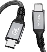 80Gbps USB 4 Cable V2 for Thunderbolt 4 Cable 3.3ft, PD 3.1 240W Fast Charging USB C Data Transfe...