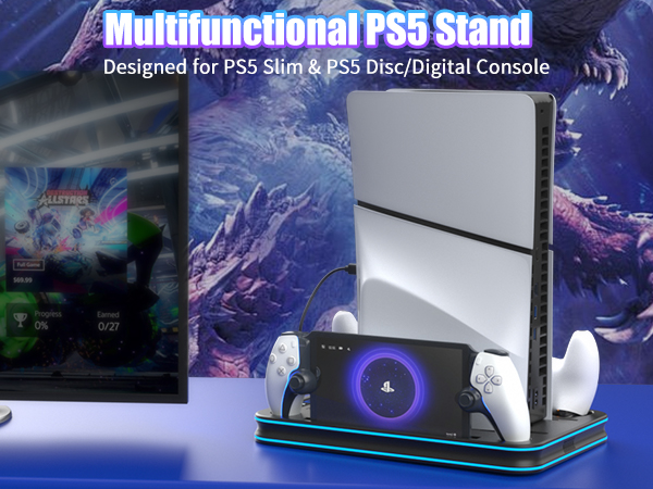 PS5 Slim Charging Stand