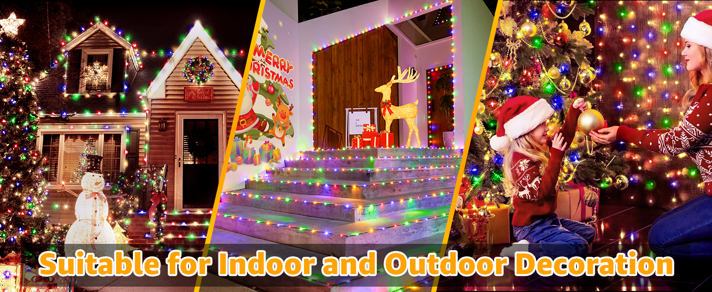outside christmas lights