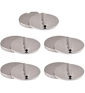 5Pcs Silver Mini Pin, Brooch Converter Clothing Buckle Metal Lapel Pin Brooch Holder Converter Ea...