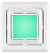 Broan-NuTone FG600RGBS Customizable Color Changing LED Cover/Grille for Bathroom Fans, Easy DIY I...