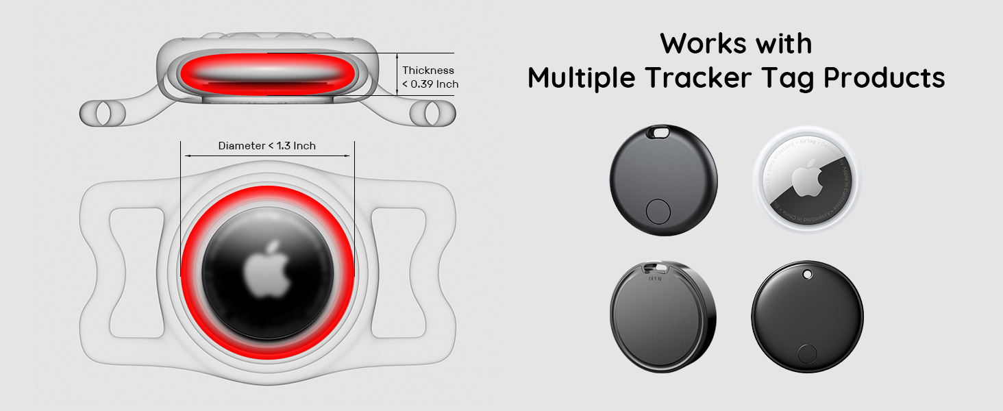 Works with Multiple Tracker Tag Products