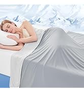 GOHERO Cooling Blanket Throw 50"x70" - Double Sided Summer Blankets for Hot Sleepers - Lightweigh...