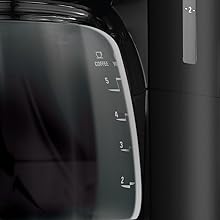 Coffee and Water Carafe Markings