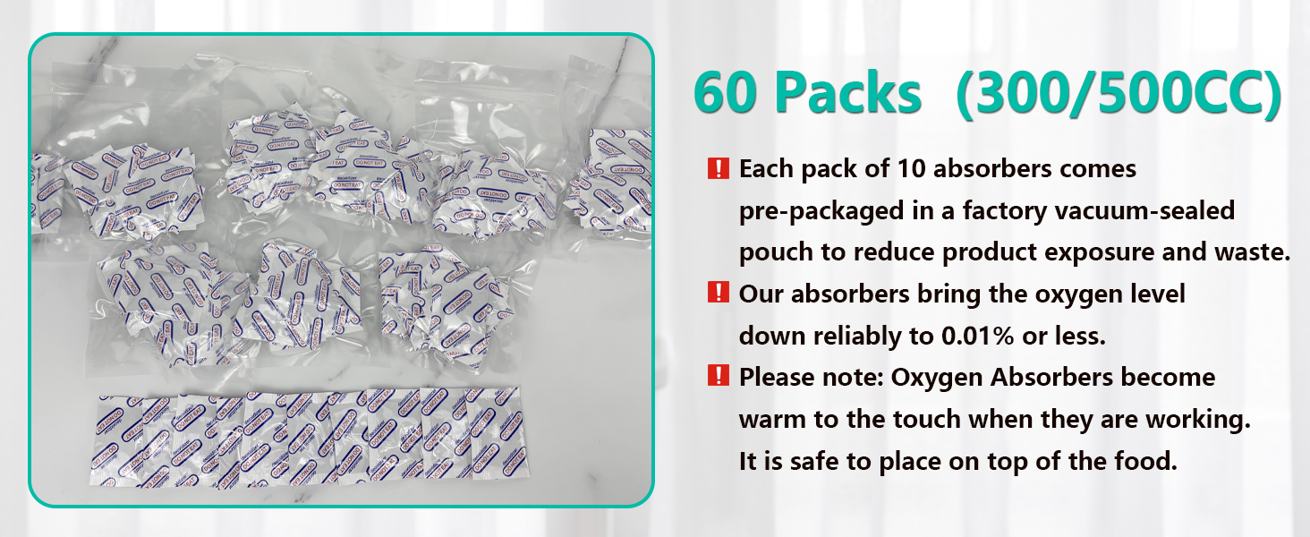 500cc Oxygen Absorbers