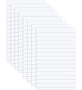 Agoer Pack of 400 Sticky Notes White, Lined Self-Adhesive Notes 100 x 150 mm Giant Wall Post Stri...